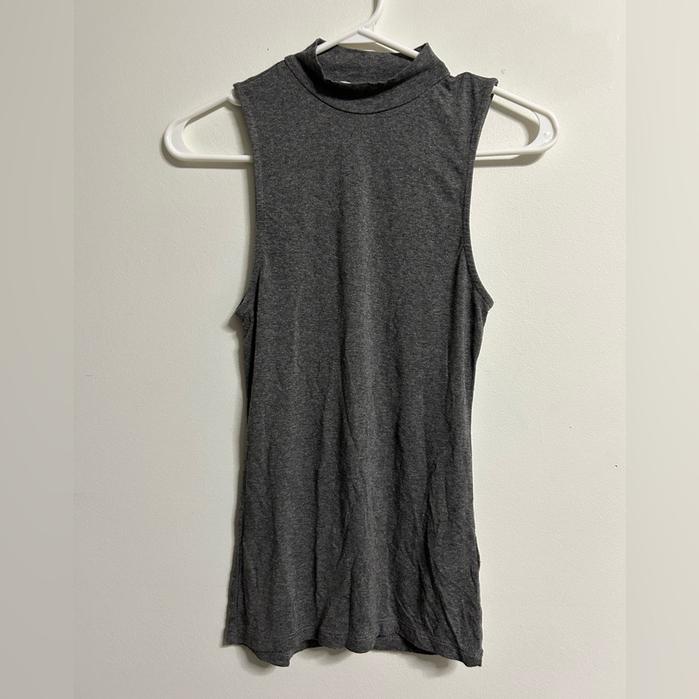 H&M Grey Cowlneck Tank Top